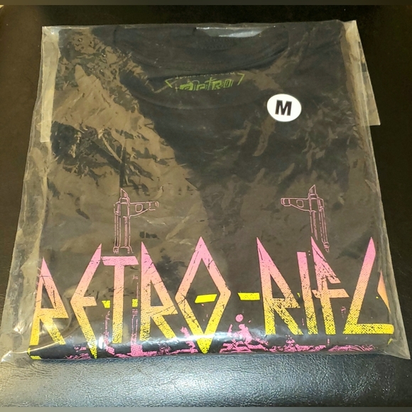 Retro Rifle Def Lep T-shirt - Picture 4 of 4
